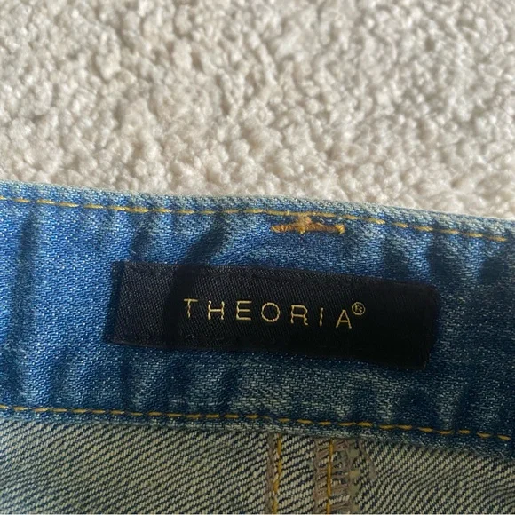 Denim Low Rise Micro Mini Skirt - Picture 4 of 9